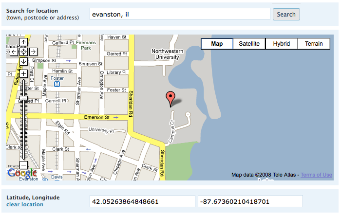 Google Map API Geo Tagging