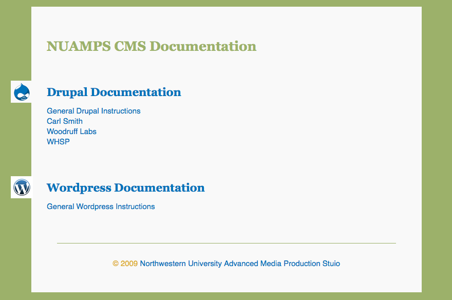 CMS Documentation